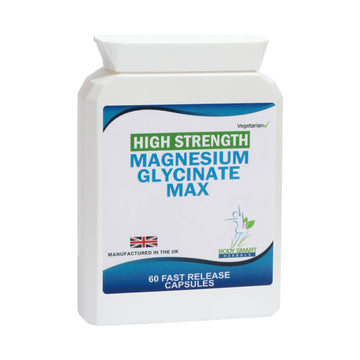 Magnesium Glycinate Magnesium Citrate Magnesium B-Glycinate 3-in-1 Max Supplement, High Strength, 60 Vegetarian Capsules