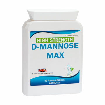 D Mannose Max 90 Vegetarian Capsules Supports Healthy Urinary Tract Cystitis Relief UTI Bladder