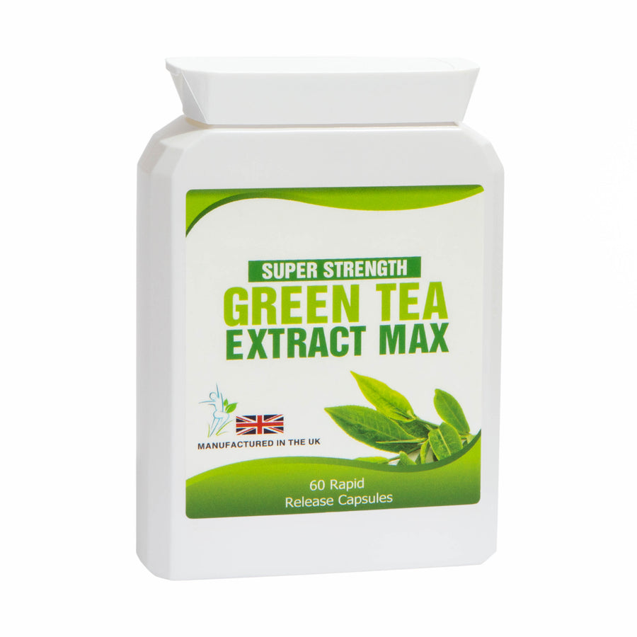 GREEN TEA EXTRACT MAX 60 VEGETARIAN CAPSULES PLUS WEIGHT LOSS SUPPORT