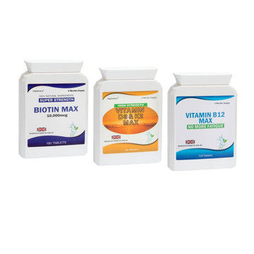 Biotin + Vitmin D3 & k2 and Vitamin B12 combo